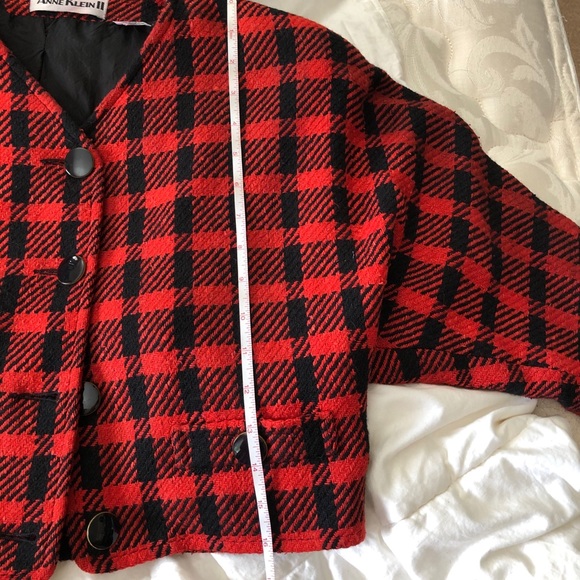 Vintage Anne Klein II plaid crop jacket - Picture 7 of 11